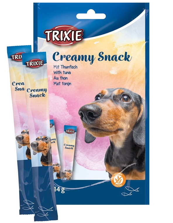 Creamy Snacks Hund Tonfisk, 5 × 14 g