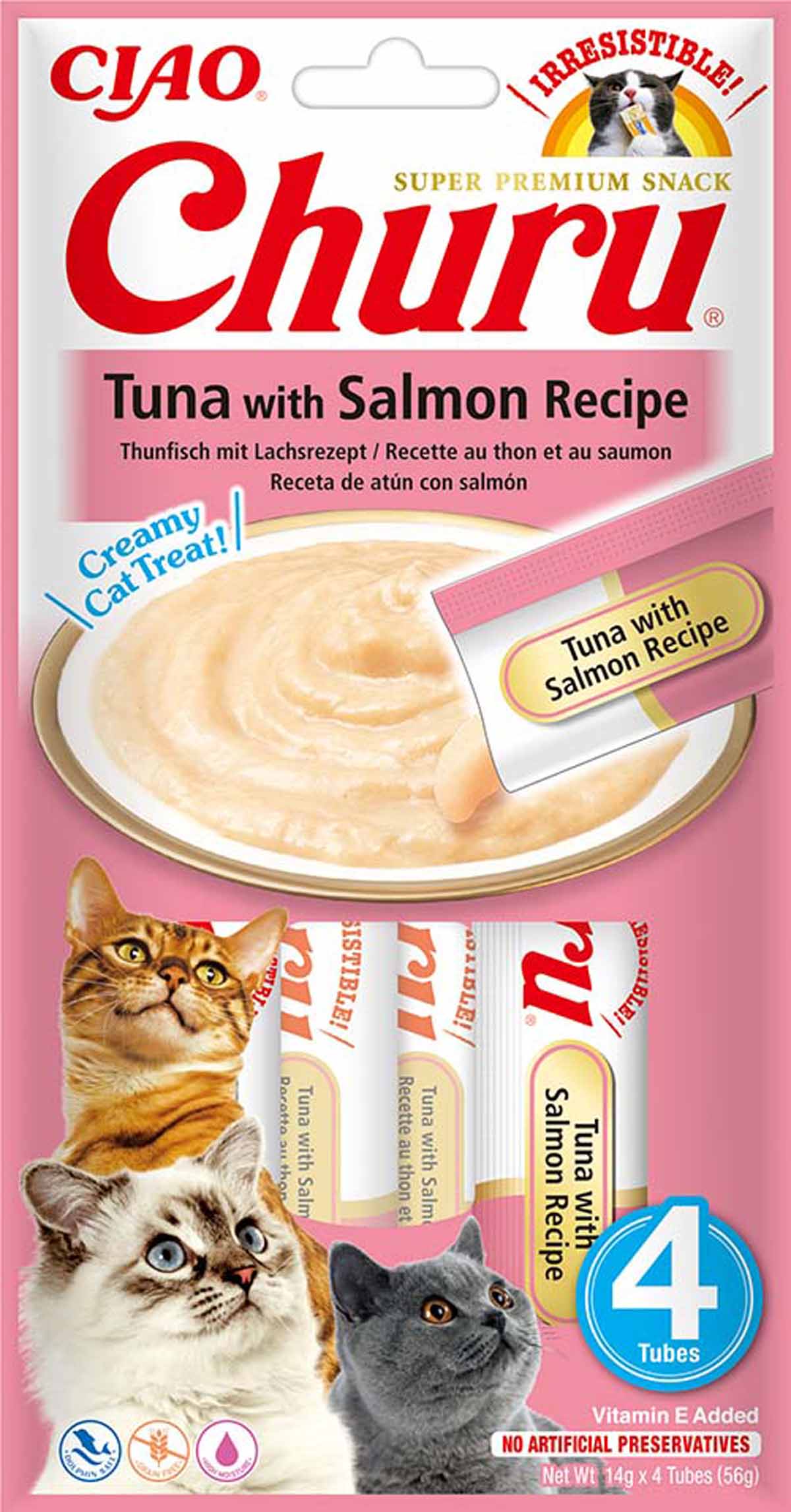 Churu Cat Tuna & Salmon - 4 st