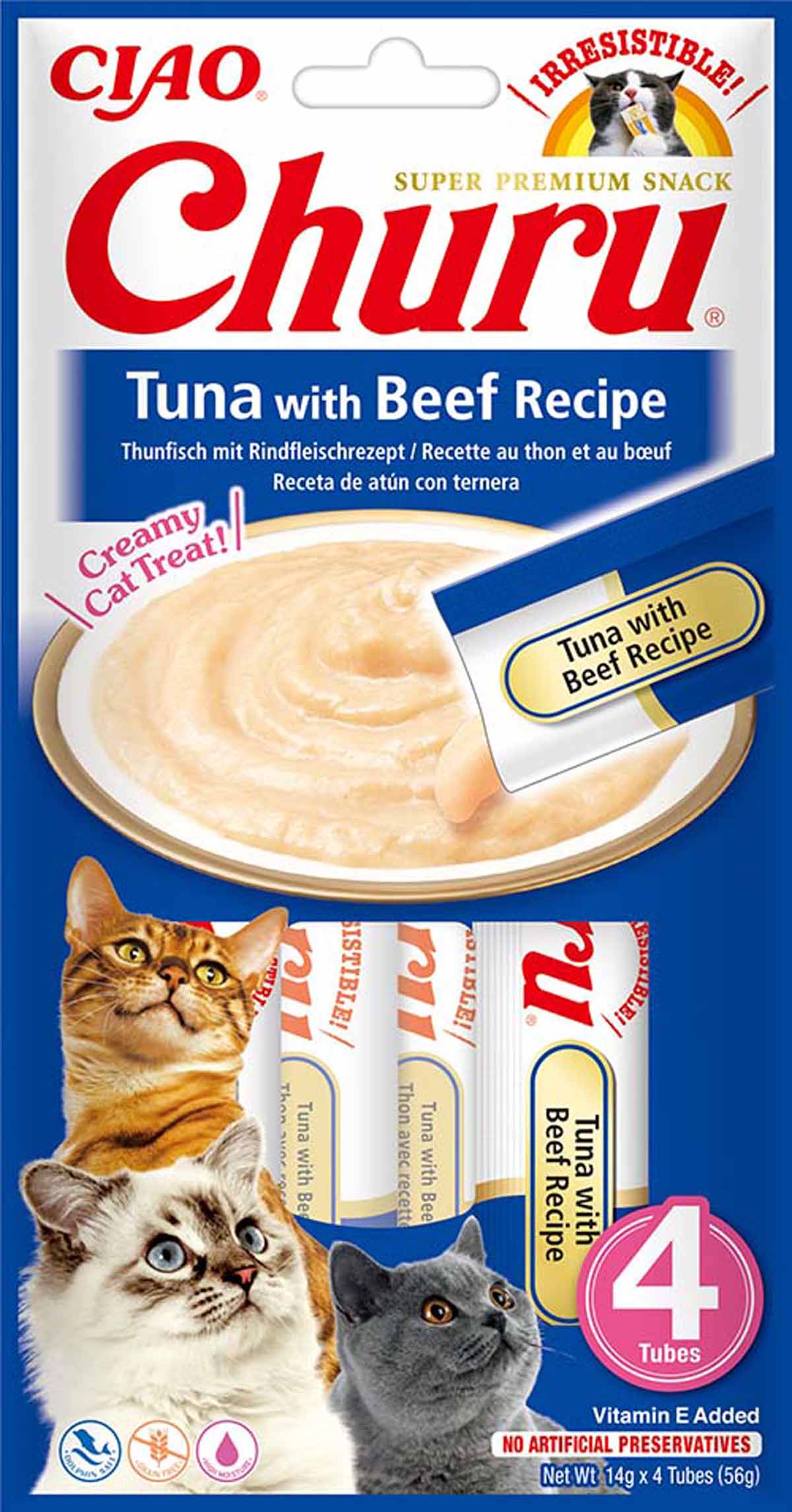 Churu Cat Tuna & beef 4st
