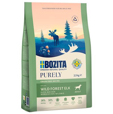 Bozita Dog Purely Adult Grain Free Elk 2,5kg