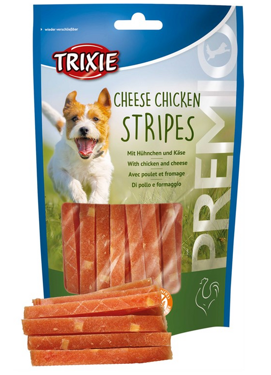 PREMIO Chicken Cheese Stripes 100g