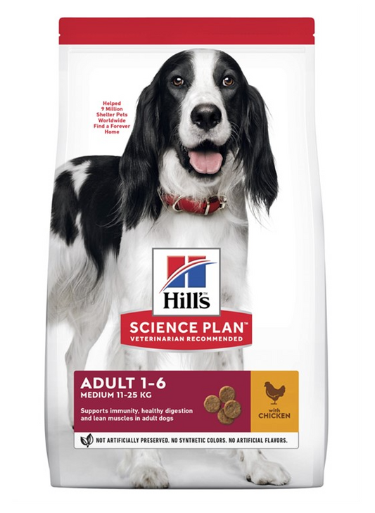 Hills Canine Adult Medium Chicken 2.5kg