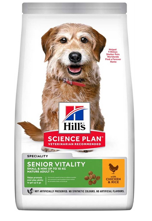 Hills Canine Senior Vitality Small&Mini Chicken 1.5kg