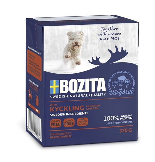 Bozita Hund Tetra Bitar i Gelé Kyckling - 370 g