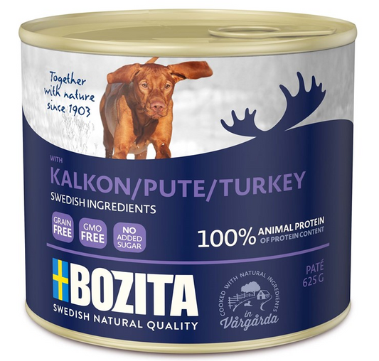 Bozita Hund Paté Kalkon - 625g